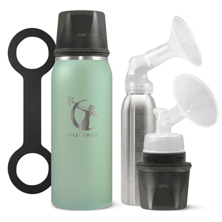 Ceres Chill OG Breast Milk Chiller Container Stainless Steel Zen Green 27 oz. 1 ct