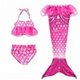 thumbnail image 1 of Girls Mermaid Tails For Swimming Swimsuits Toddler Girls Birthday Gift, 1 of 5
