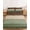 Green, variant on Twin XL Size Fitted Sheet Set - Green Brown 2 Piece Bedding Sets 16" Deep Pocket Fitted Sheet with 1 Pillowcases, Country Wood Grain Abstract Stripe Brushed Microfiber Hotel Luxury Bed Sheets