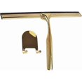 thumbnail image 1 of Stainless Steel Shower Scraper Glass Window Scraper Bathroom Scraper Non-slip Door Mirror Car Glass Cutting Handle With Hook, Golden Shower Scraper, 1 of 5