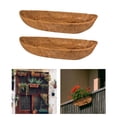 thumbnail image 3 of pitrice COCO LINER Balcony Flower Box Porch Deck Fence Replacement Liners 24 inch, 3 of 8