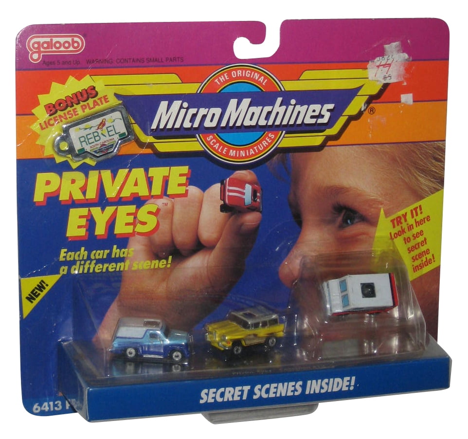 micro machine with mini car inside