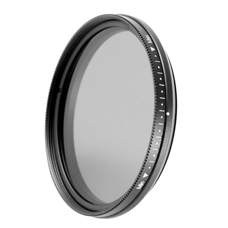 49-82mm Slim Lens Filter Adjustable Fader Variable ND ND2 to ND400 