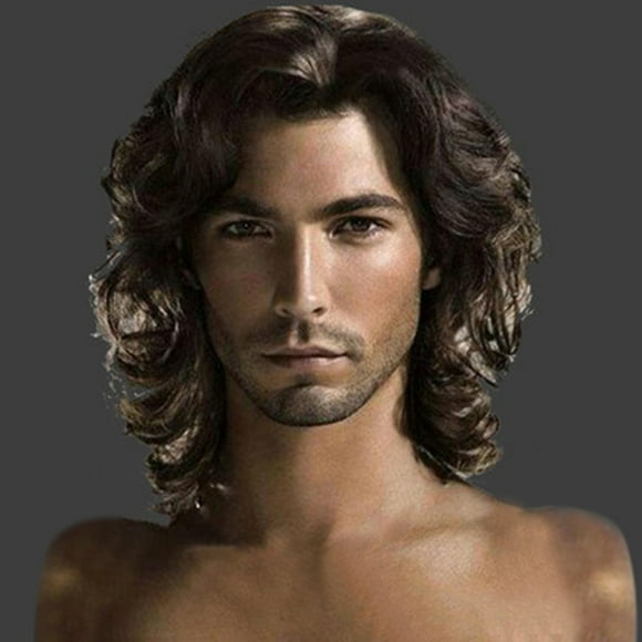 Daisyyozoid Wholesale Fashion Cool Wigs Short Natural Hair Chocolate Color Handsome Wig Men's