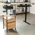 thumbnail image 6 of VIVO Black Electric Stand Up Desk Frame with Rear-set Legs, Single Motor Base, 6 of 8