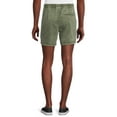 thumbnail image 3 of No Boundaries Men's and Big Men's Stretch Twill Pull On Shorts, up to Size 5XL, 3 of 5