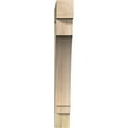 thumbnail image 2 of Ekena Millwork 6"W x 34"D x 46"H Imperial Block Rough Sawn Bracket, Douglas Fir, 2 of 4