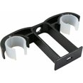 thumbnail image 3 of Juego de 4 soportes para barra de cortina ajustables - 14 x 8,2 cm - para barra de cortina - Negro,-, 3 of 5