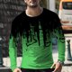 thumbnail image 4 of Camiseta de manga larga con estampado 3D unisex para hombre Blusa casual Pompotops oipoqjl4462, 4 of 9