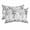 Black Grey, variant on Spring Eucalyptus Leaves Outdoor Pillows for Chaise Lounge Chair Beach Headrest Pillow Set of 2 Waterproof Lumbar Pillows with Insert&Strap Green Summer Botanical Pillow for Patio Pool 12"x20"