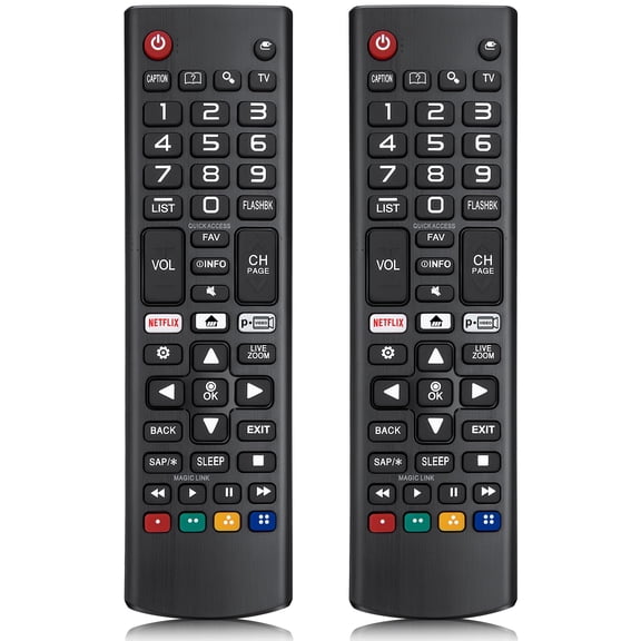 【Pack of 2】 for LG Smart TV Remote Control Replacement，Universal for All LG Smart TVs