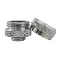 thumbnail image 3 of XSPC G1/4" to 10mm ID, 14mm OD Rigid Tubing Fitting, Chrome, 8-pack, 3 of 9