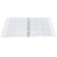 thumbnail image 1 of Transparent Binder, Storage Folder Badge Storage Book Collection Coin Sorting Transparent Collection Book 6 Pages  For Coins For Photos For Badges Shell + 6 Hole Inner Page,Shell, 1 of 8