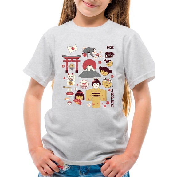 Vintage Aesthetic Japanese Emoji Graphic Youth's T-shirt
