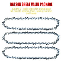 16 Inch Chainsaw Chain 3/8" LP Pitch, 0.050" Gauge, 56 Drive Links Fits for Craftsman, Poulan, Echo, Greenworks Chainsaw and More- S56 (3 Chains)
