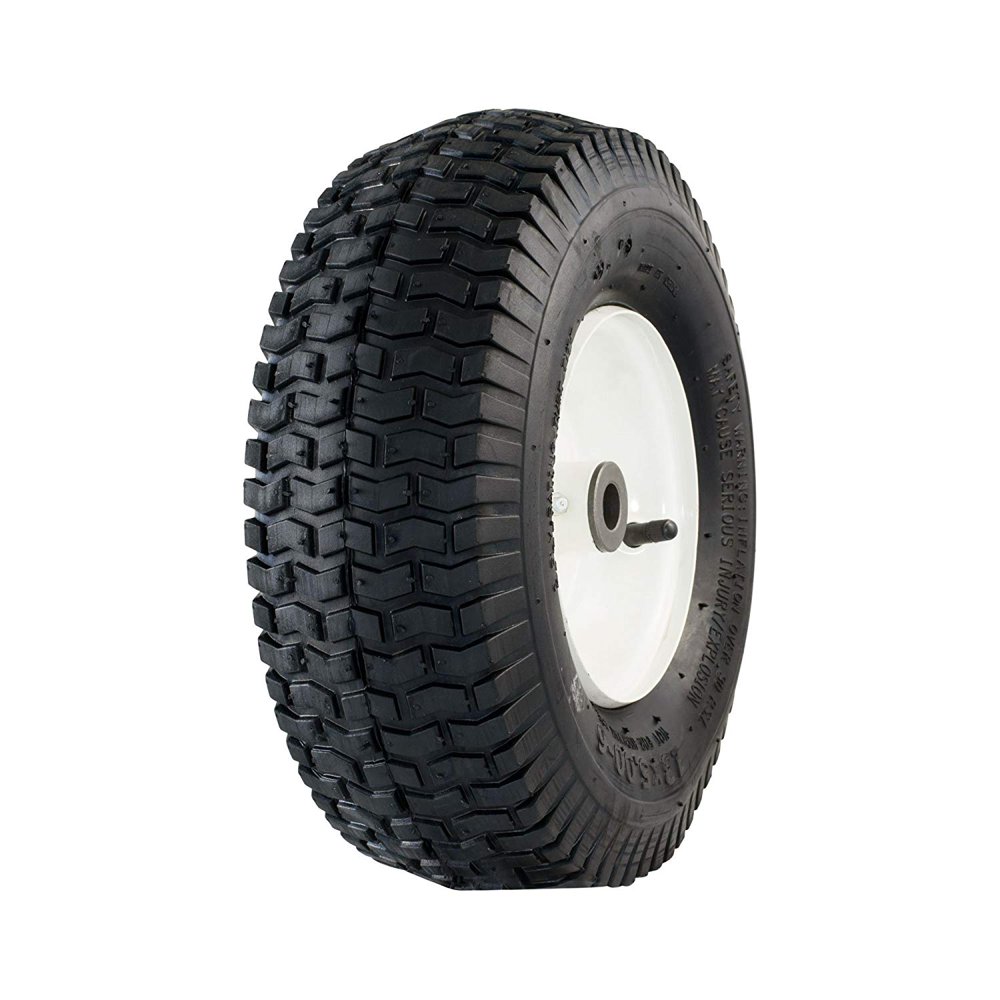 Marathon 13x5.006" Pneumatic (Air Filled) Tire on Wheel, 3" Hub, 3/4