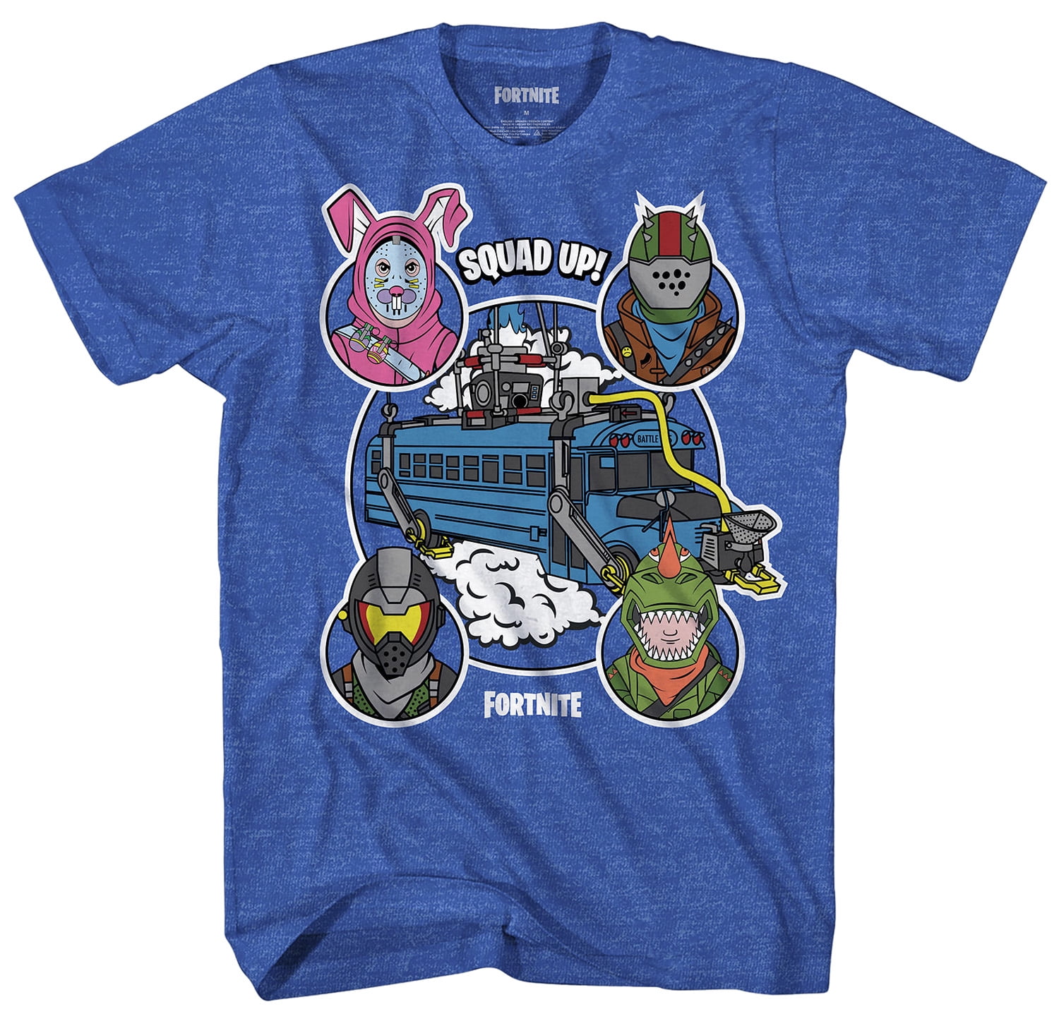 Fortnite Shirt Men's Squad Up! Battle 