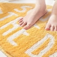 thumbnail image 3 of Ukeler Soft Yellow Lemon  Bath Rug for Kids Shape Bathroom Decor Absorbent Shaggy Bath Mat Non Skid Doormats for Kids Bedroom Washable Small Toilet Rug 19.7''x31.5'', 3 of 8