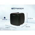 thumbnail image 3 of Emerson EFC-5001 Portable Mini Fridge Cooler XL, Black, 3 of 12