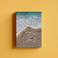 thumbnail image 6 of Ocean Canvas Wall Art Abstract Beach Framed Wall Decor Coastal Textured Modern Art Work Paintings Set of 3 Pieces Sand Wave Pictures for Living Room Bedroom Office - 12'''' x 16'''', 6 of 6