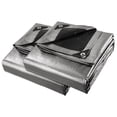 thumbnail image 2 of Yescom 2 Pack 12x24 Ft 10 Mil Poly Tarp Protective Cover Tarpaulin Outdoor Waterproof, 2 of 10
