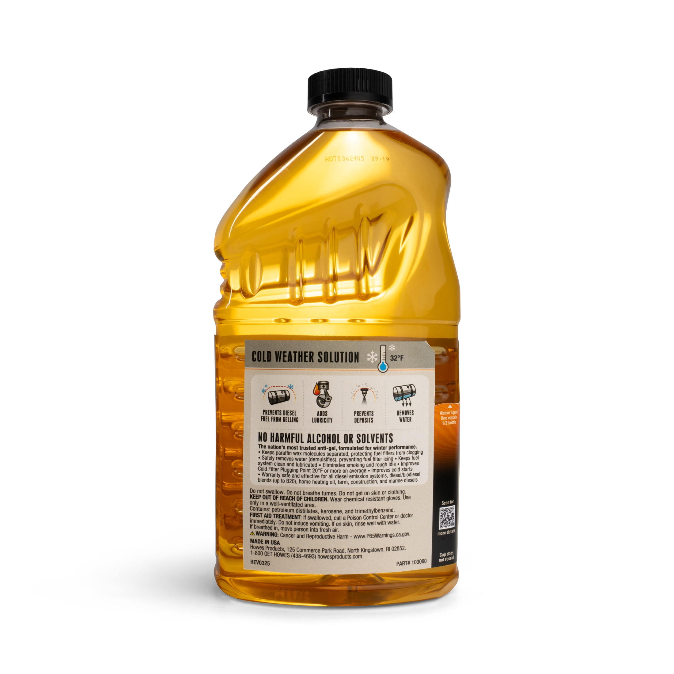 (12 pack) Howes Diesel Treat 64-Ounce Anti-Gel and Diesel Fuel Lubricator - 1 Single Bottle 64oz