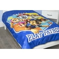 PAW Patrol 4Piece Toddler Bedding Set, Play Patrol, Toddler Bed, Blue