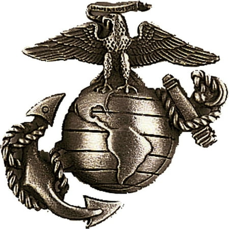 Usmc Globe And Anchor - USMC Globe and Anchor Pin-On Insignia USA Made Bronze