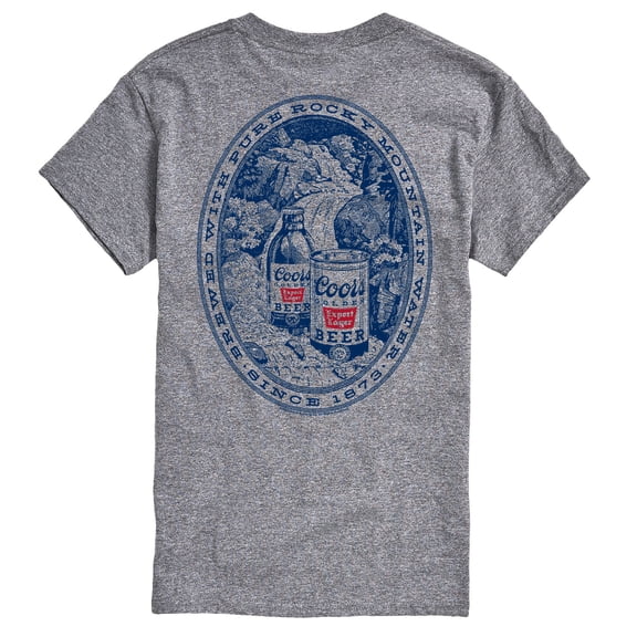 Coors Banquet - Coors Banquet Rocky Mountain Etch - Adult Short Sleeve T-Shirt