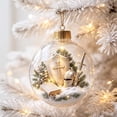 thumbnail image 5 of Glowing Christmas Story Ornament with Warm LED and 3D Mini Holiday Scene Glowing Christmas Story Ornament, 3D Mini Scene, Warm LED Glow, Ready To Hang, Tree And Wreath Decor, 5 of 7
