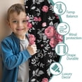 thumbnail image 3 of Blackout Kids Curtains,Pioneer Flower Floral Print Pattern Childrens Insulated Curtains Set Of 2,Bedroom Essentials,Toddler Room Decor 52"x84", 3 of 5