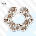 thumbnail image 3 of Hirioo leaf Moose fox owls tree for Baby Cotton Petal Bib Drool Bibs for Baby Boy Unisex, 3 of 9
