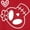 CARTOON SKULL, SPOOKY RED, variant on Women's Spaghetti Strap Nightgown Slip Dress 16-18 Jade-AC996