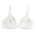 thumbnail image 2 of Summer Women Push Up Seamless Thin Padded Bras, Front Side Buckle Adjusted Closure Bras,3/4 Cup, Breathble shapping Lady Underwear,white,80B, 2 of 5