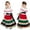 Dress+Headwear+Waist band, variant on Girl Mexican Dress Halloween Costume Kids Traditional Senorita Blouse Dance Skirt