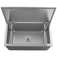 thumbnail image 1 of KFFKFF Drop in Ice Chest, 28"L x 16"W x 17"H Stainless Steel Drop in Cooler, 87.6 Quart Commercial Ice Bin with Flip Lid for Outdoor Kitchen Patio Bar, Drain-pipe Set Included, for Cold Wine Beer, 1 of 9