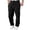 Black, variant on Men Sweatpants with Pockets Mens Casual Pants Relaxed Fit Elastic Waist Straight Leg Sweatpants Mens Jogger Pants Mens Baggy Sweatpants