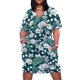 thumbnail image 1 of Vestido holgado de camaleón y orquídeas para mujer traje de verano con bolsillos estilo coreano, 1 of 7