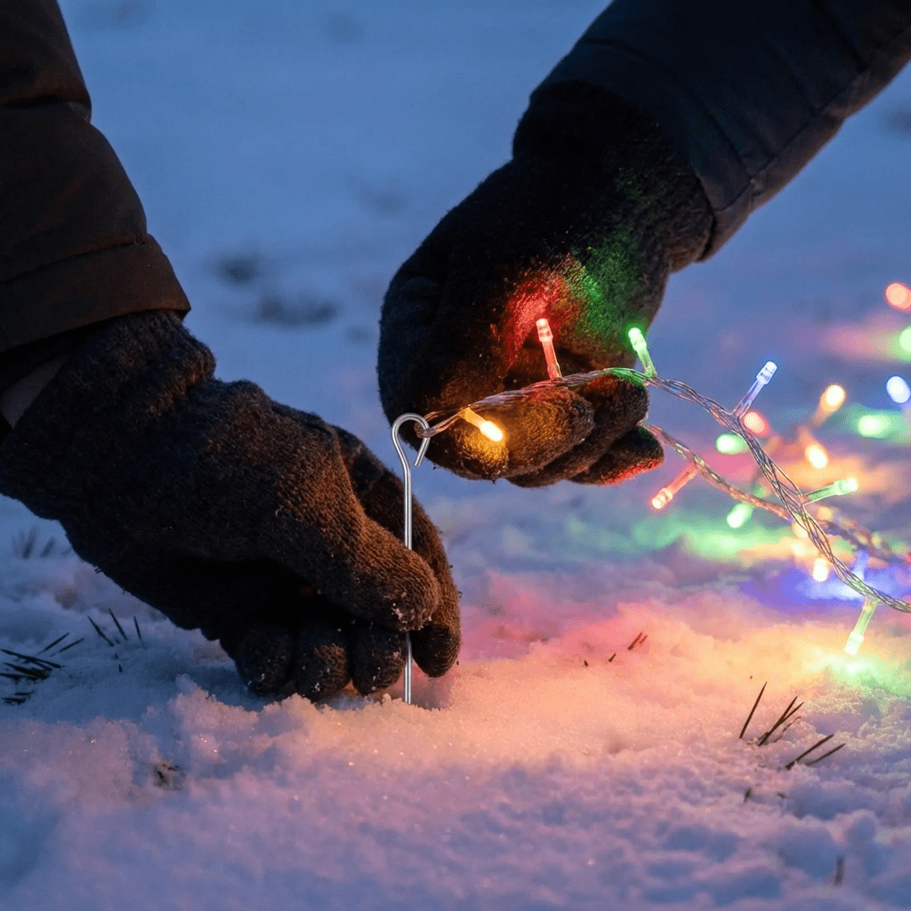 Outdoor String Lights Decorations, 350 LED Star Waterfall String Fairy Lights with 8 Modes for Indoor wedding Decor