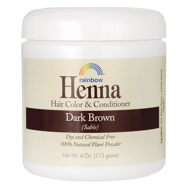 Rainbow Research Henna Hair Color, Black Deep Ebony, 100