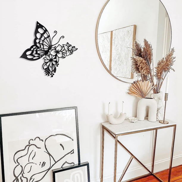 DecoracióN de Mariposas, Arte de Pared, DecoracióN del Hogar, Apariencia Colgante, DecoracióN de Pared, DecoracióN de Mariposas Colgante de Metal