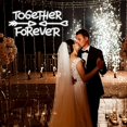 thumbnail image 2 of Letrero De Neón Together Forever Con Luz LED Regulable, Alimentación USB Para Bares, Habitaciones, Hoteles, Tiendas, Decoración De Paredes 40cmx29cm, 2 of 7