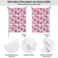 thumbnail image 2 of Easygdp Flamingo Garden Flag Yard Flag Welcome Flag, Double-Sided, Weather Resistant for Outdoor Decor - 12.5"x18", 2 of 9
