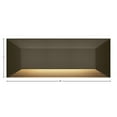 thumbnail image 2 of 2.6W 1 Led Large Rectangular Deck Sconce In Modern-3 Inches Tall And 8 Inches Wide-Bronze Finish Hinkley Lighting 15228Bz, 2 of 2