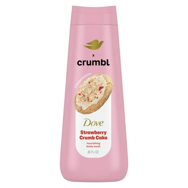 Dove Crumbl Moisturizing Liquid Body Wash Strawberry Crumb Cake, 20 oz