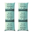 thumbnail image 2 of Bingfone Body Pillow Cover Long Pillow Case With Zipper Decorative Bedding Pillowcase 20"X54" Soft Cushion Pillow Case For Bedroom-Not All Those Who Wander Are Lost1, 2 of 8