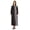 Black, variant on Bimba Long Sleeve Printed Maxi Shirt Dress For Womens Casual Loose Fit Button Down Dresses