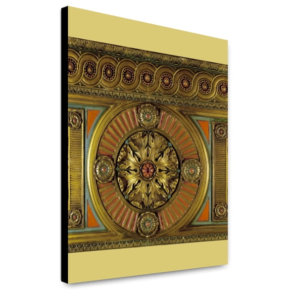 Canvas Print: Lobby Ceiling Detail, National Archives, St. Louis, Missouri, 2009