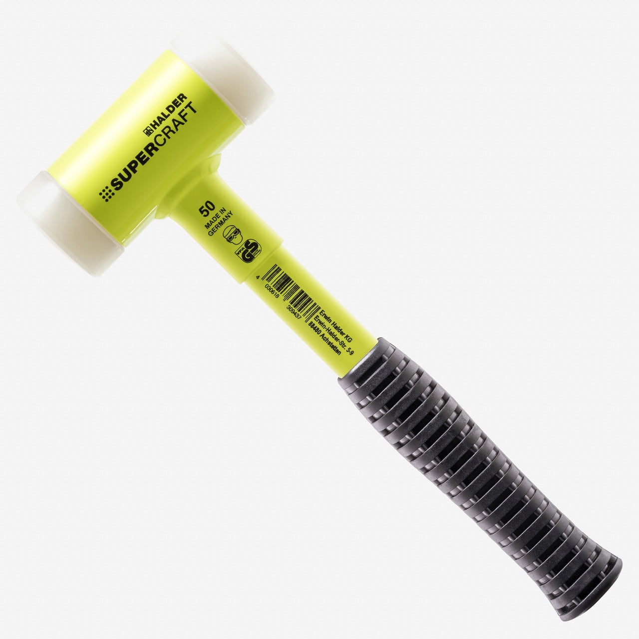 Halder Supercraft HIVIZ Dead Blow, NonRebounding Hammer with Nylon
