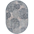 thumbnail image 2 of Rugs.com Derbyshire Collection Rug – 4' x 6' Oval Blue Medium Rug Perfect For Living Rooms, Large Dining Rooms, Open Floorplans, 2 of 9